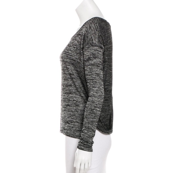 Rag and Bone gray l/s top with back cut out XS - Picture 2 of 4